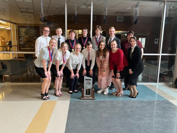 The Bryce Valley team at State Debate.