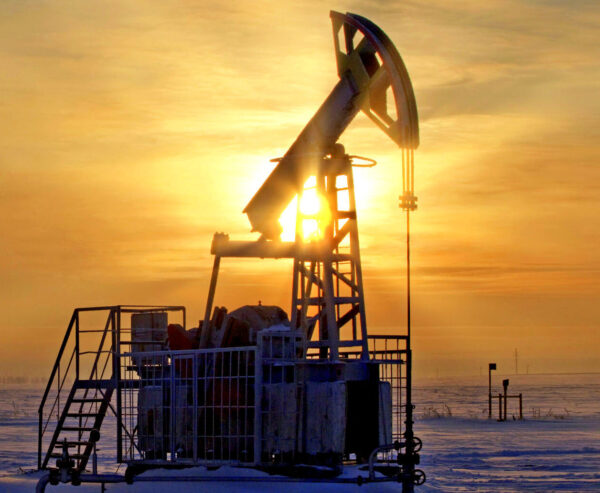 Oil rig in Russia