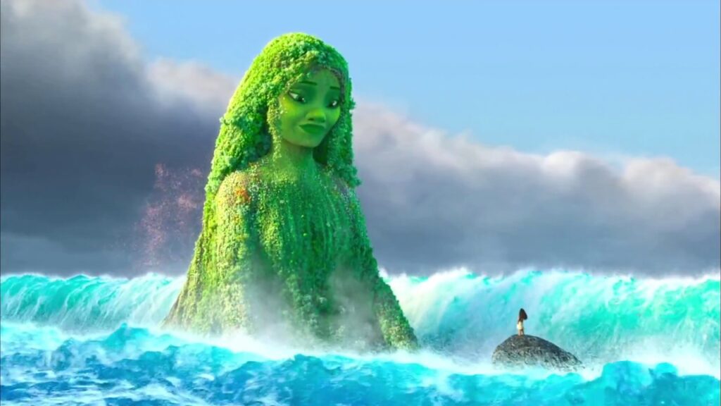 Te Fiti, the island goddess in Moana.