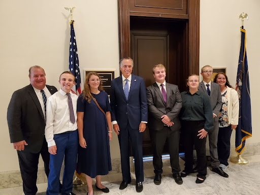 The TARs (Teen Age Republicans) with Senator Mitt Romney in Washington, D.C.