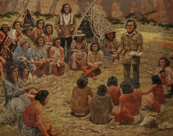Jacob Hamblin teaching the Natives