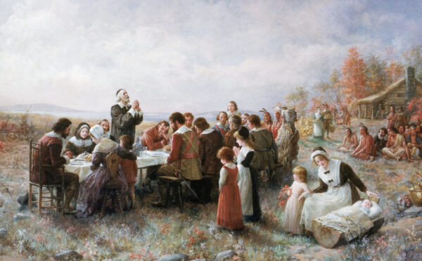 The First Thanksgiving by Barney Burnstein
