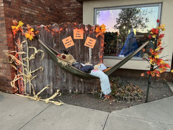 scarecrow on a hammock