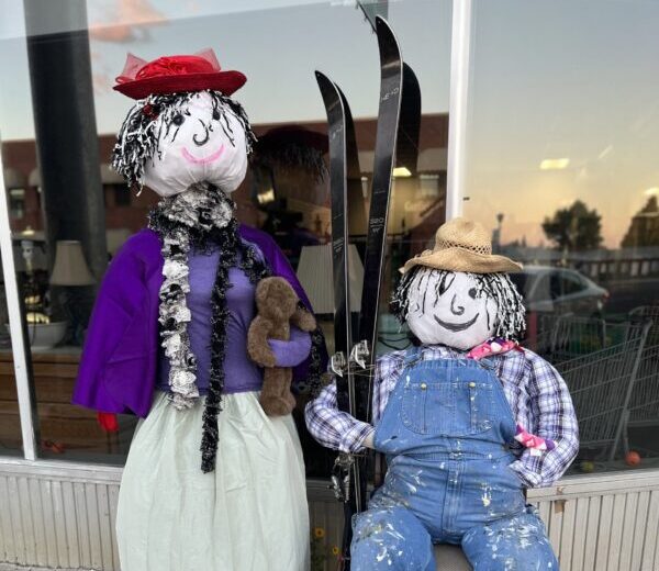 thrift store scarecrows