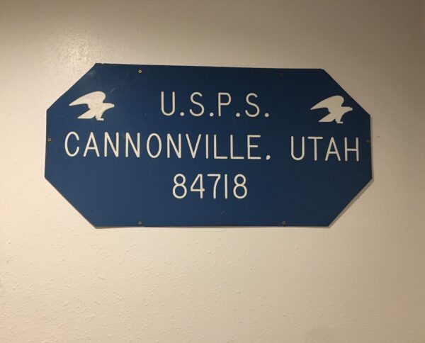 U.S.P.S. Cannonville, Utah 84718