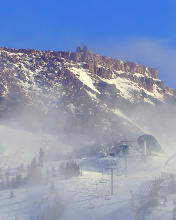 Snow on Brian Head.