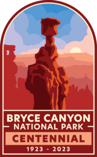 Logo. Bryce Canyon National Park Centennial. 1923-2023.