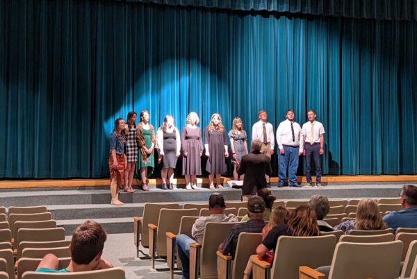 Bryce Valley's choir.