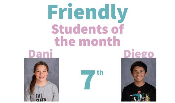 Friendly Students of the Month: Dani and Diego