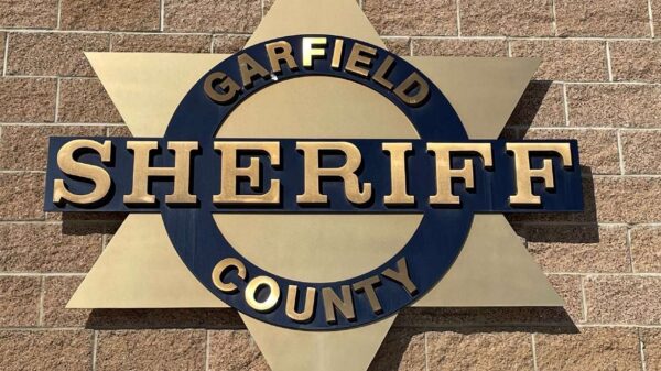 Garfield County Sheriff's Office sign.