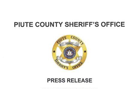 Letter reading "Piute County Sheriff's Office" with it's seal.