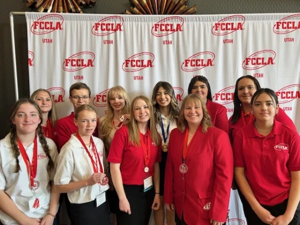 Eleven FCCLA students at state.