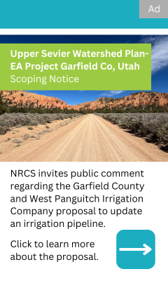 Upper Sevier Watershed Plan- EA Project Garfield Co, Utah Scoping Notice. Click to learn more about the proposal.