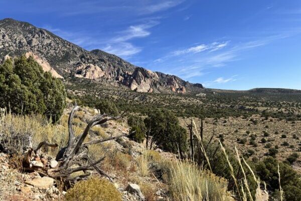 A rocky outcropping and wilderness area in the Henry Mountains.