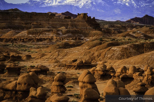 Little Egypt in the Henry Mountains and Fremont Gorge area. Courtesy of Thomas Dodds.