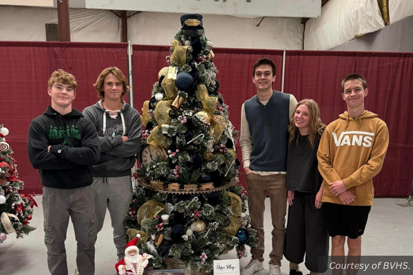 The Bryce Valley Student Council at the 2024 Festival of Trees. Courtesy of BVHS.