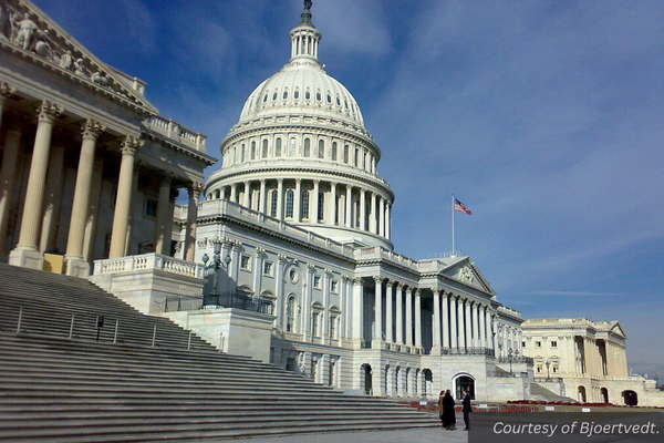 US Congress on Capitol Hill, Washington DC. Courtesy of bjoertvedt.